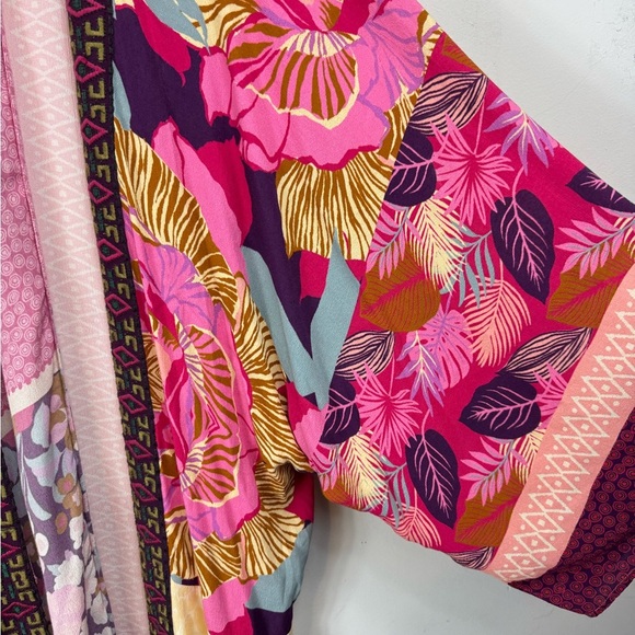 Sundance Size XS/S Paradiso Multicolor Long Kimono Duster Cardigan Jacket Mixed - Picture 5 of 8